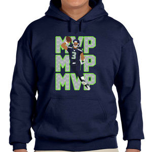 Seattle Seahawks Russell Wilson Hooded Sweatshirt